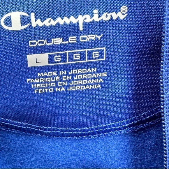 Four Seasons Chicago Blue Warm-Up Jacket Champion Brand Size Large - Picture 4 of 5